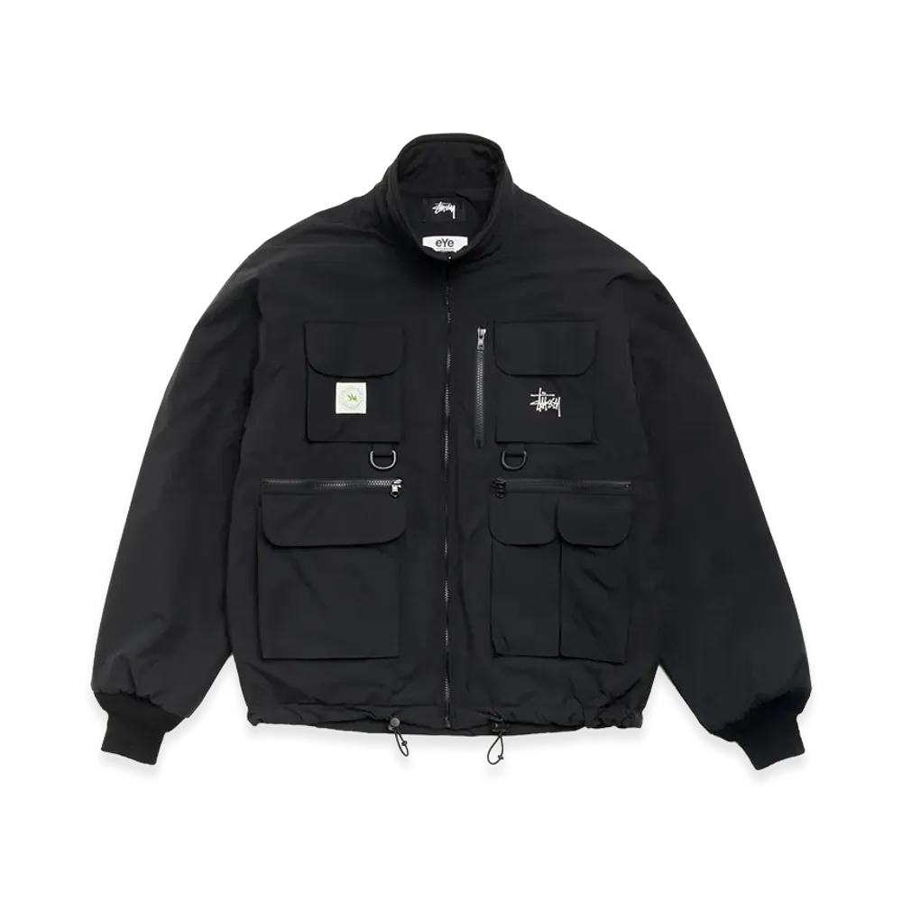 eYe JUNYA WATANABE MAN x Stussy x Spiewak Triple Name Tech Jacket "Black"