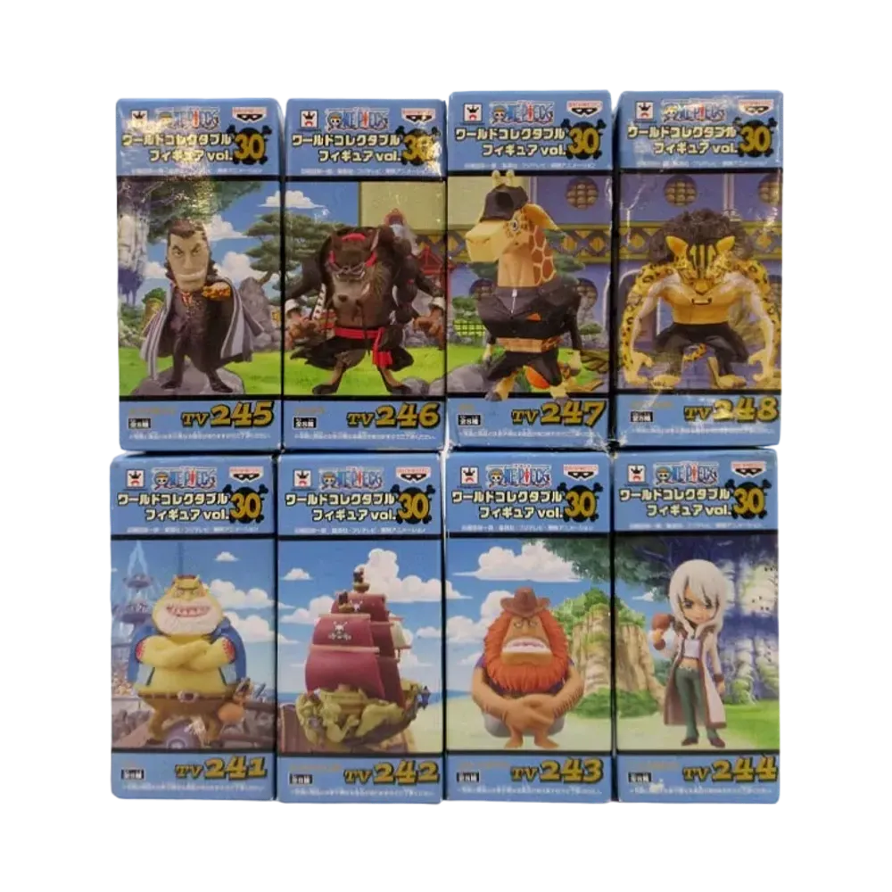 Banpresto One Piece World Collectable Figure Vol.30 Complete 8 Piece Set