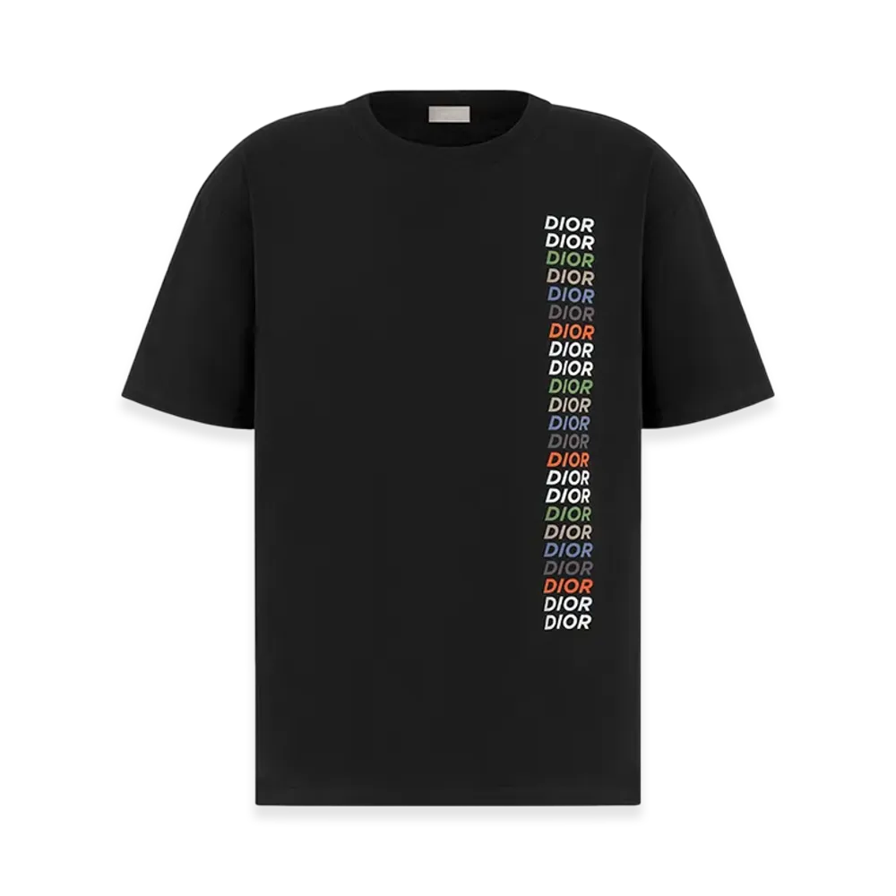 Dior Relaxed-Fit T-Shirt Slub Organic Jersey "Black"