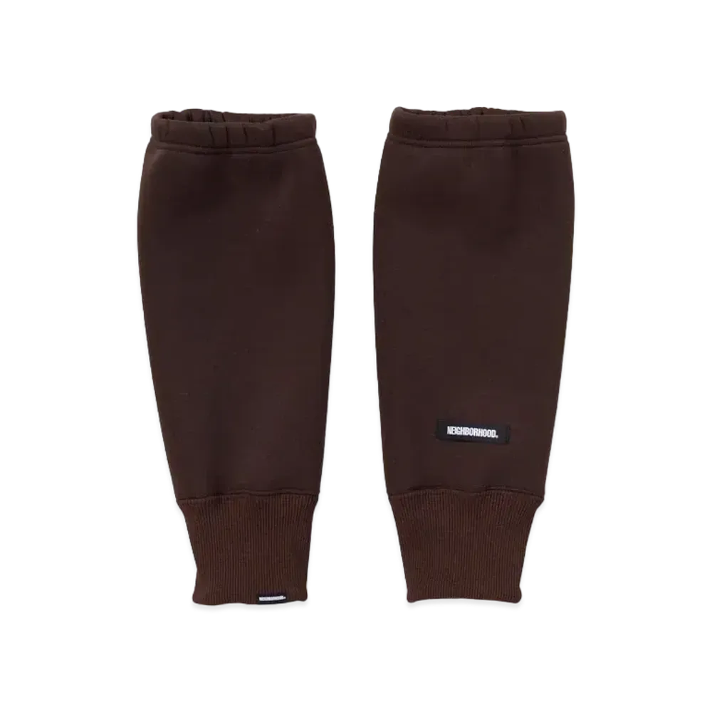 NEIGHBORHOOD Smooth / E-Arm Warmer "Brown"