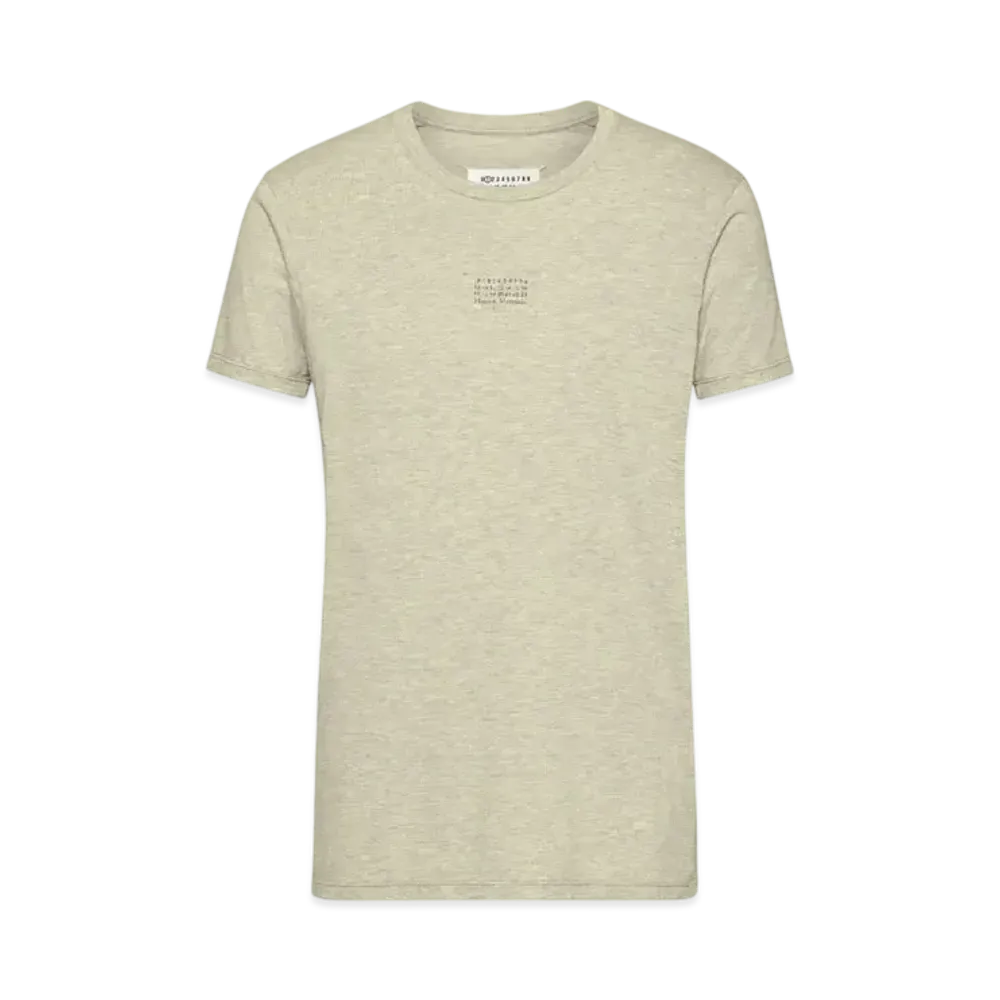 Maison Margiela Men's Stamp Logo T-Shirt "Melange Gray"