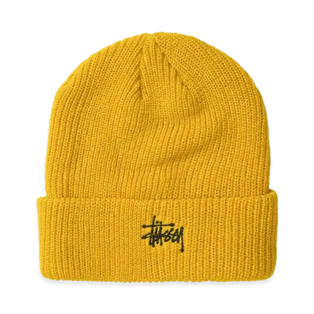 Stussy Basic Stussy Cuff Beanie "Hornet Yellow"