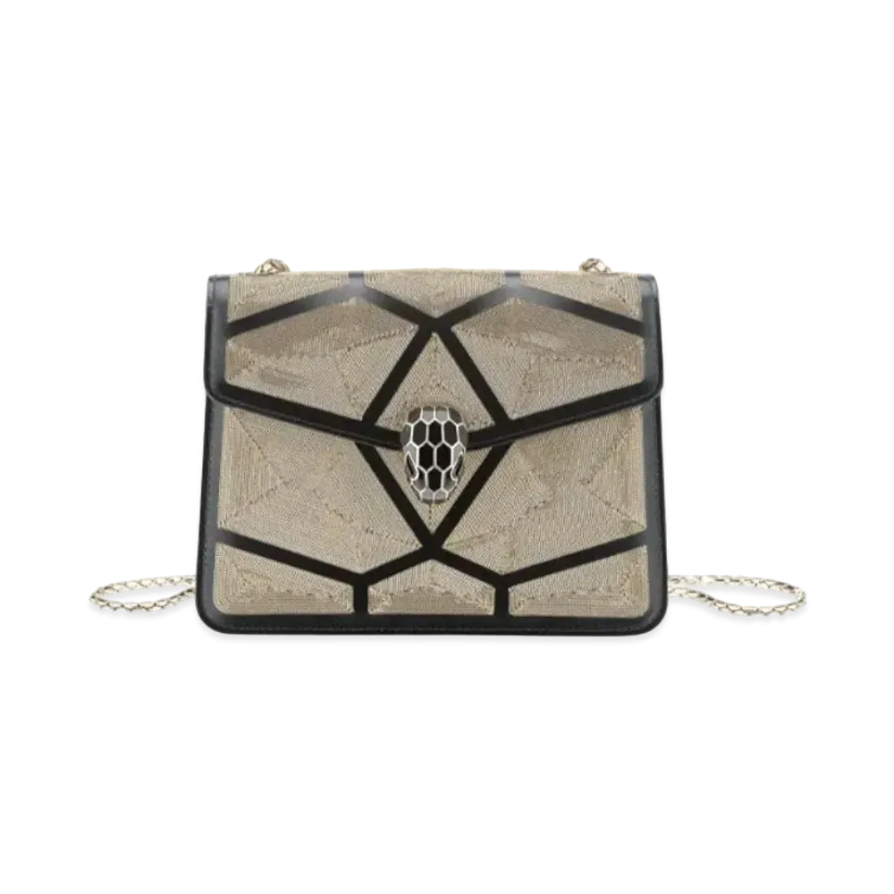 BVLGARI Serpenti Forever Crossbody Bag "Black"