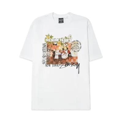 Stussy x Denim Tears Annie Lee Tee "White" 3903997