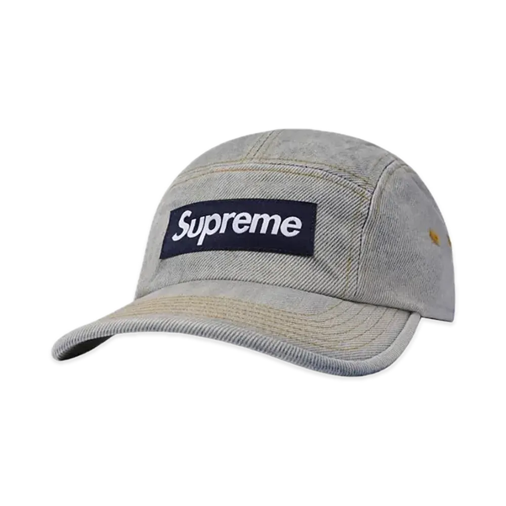 Supreme Denim Camp Cap "Dirty Indigo" (23SS)