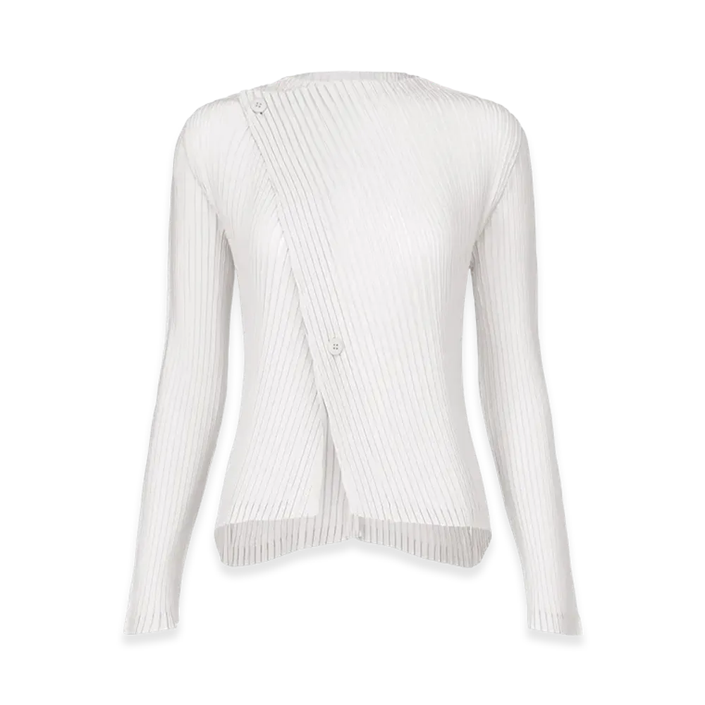 ISSEY MIYAKE Shadow Study Pleats Solid "WashiWhite"