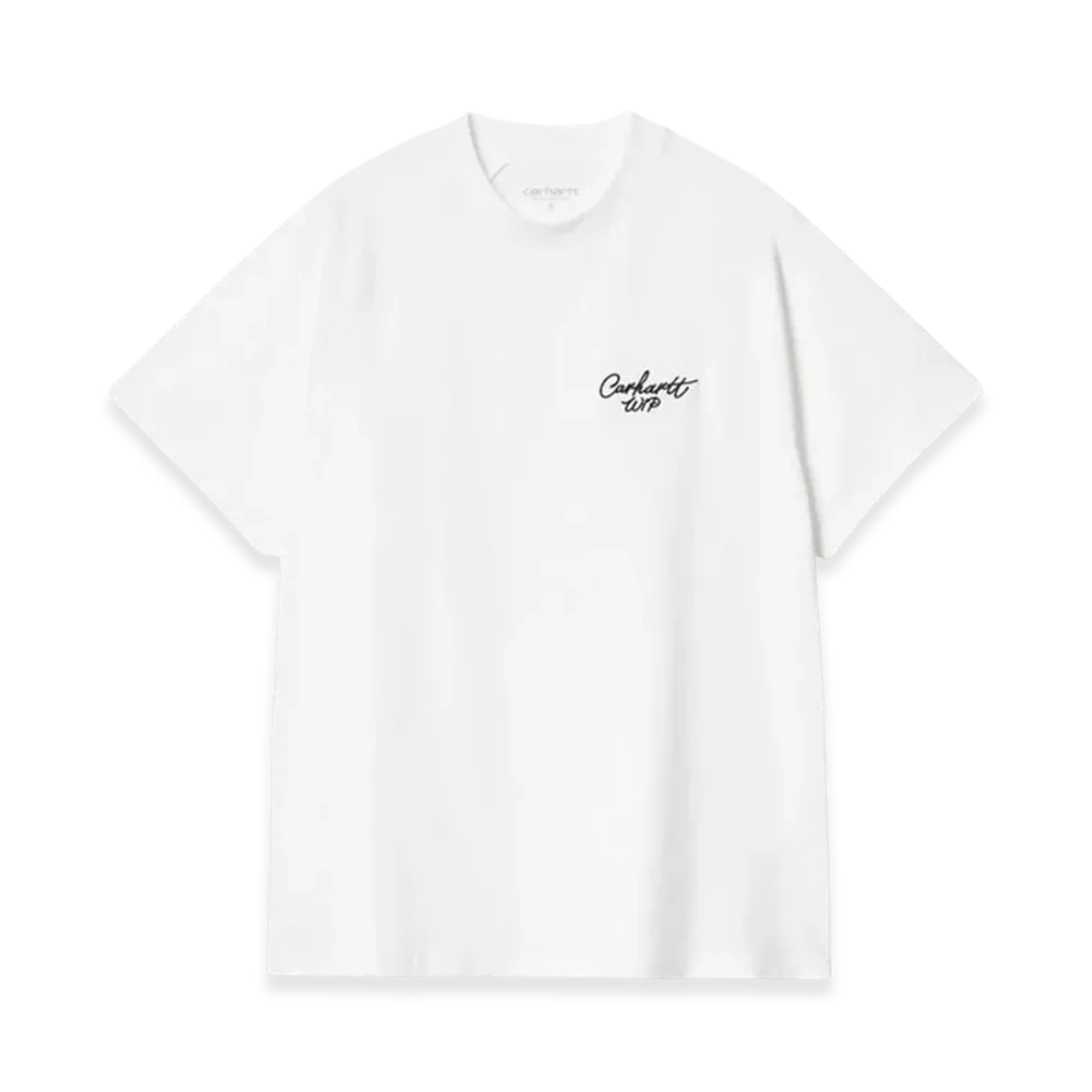 Carhartt WIP Women's Signature Short Sleeve T-Shirt "White"