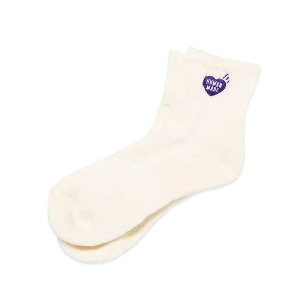 HUMAN MADE Pile Short Socks "White"