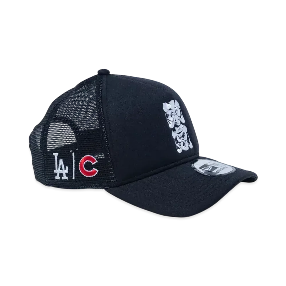 NEW ERA MLB Tokyo Series 2025 9Forty A-Frame Tracker Tokyo Los Angeles Dodgers Chicago Cubs "Black"