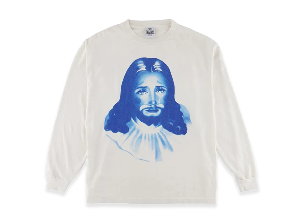 SAINT Mxxxxxx x BORN X RAISED L/S T-Shirt Clown "White"