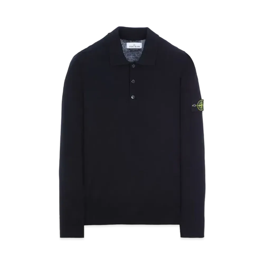 Stone Island 512A1 STRETCH WOOL "Black"