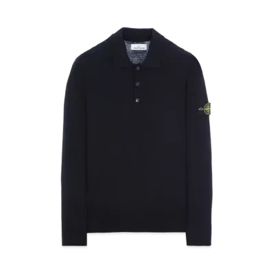 Stone Island 512A1 STRETCH WOOL "Black"