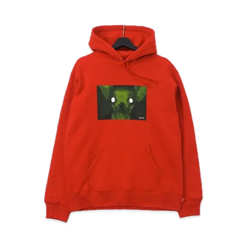 Supreme x Chris Cunningham Chihuahua Hooded Sweatshirt "Red"