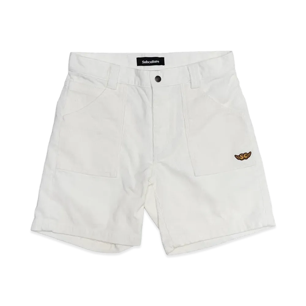 SubCulture 2026 Corduroy Shorts "Off White"