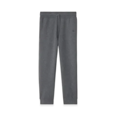 Burberry Cashmere Blend Jogging Pants "Grey"