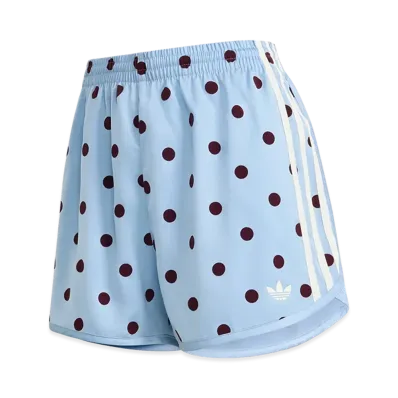 adidas Women's Polka Dots Sprinter Shorts "Clear Sky"