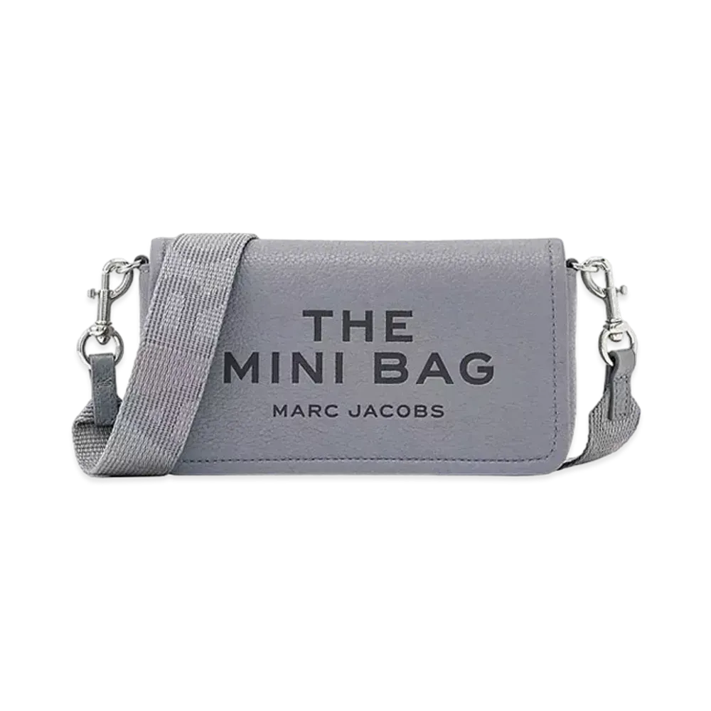 Marc Jacobs The Leather Mini Bag "Wolf Grey"