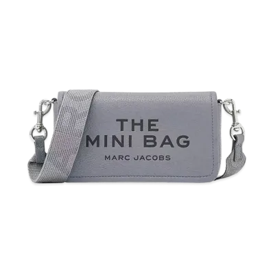 Marc Jacobs The Leather Mini Bag "Wolf Grey"