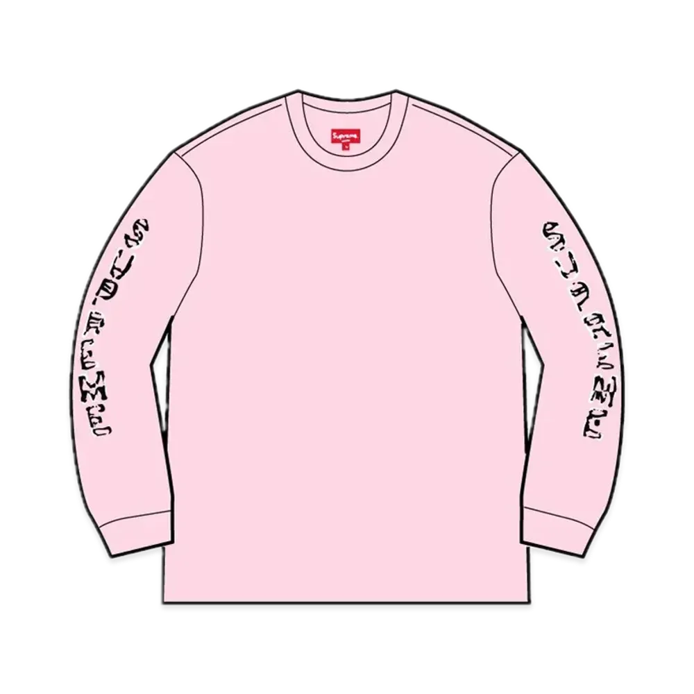 Supreme Cut Out L/S Top "Pale Pink"