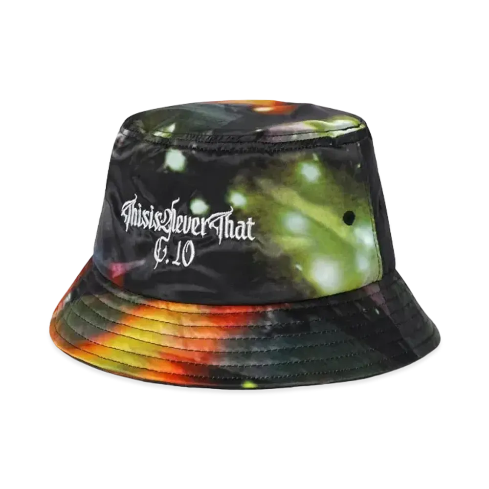 thisisneverthat Flame Satin Bucket Hat "Black"