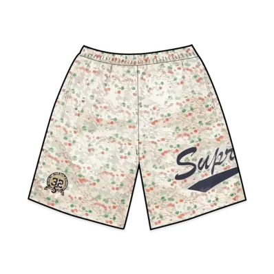 Supreme Floral Jacquard Short "White"