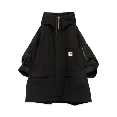 Carhartt WIP × sacai Duck x Nylon Twill Coat "Black"