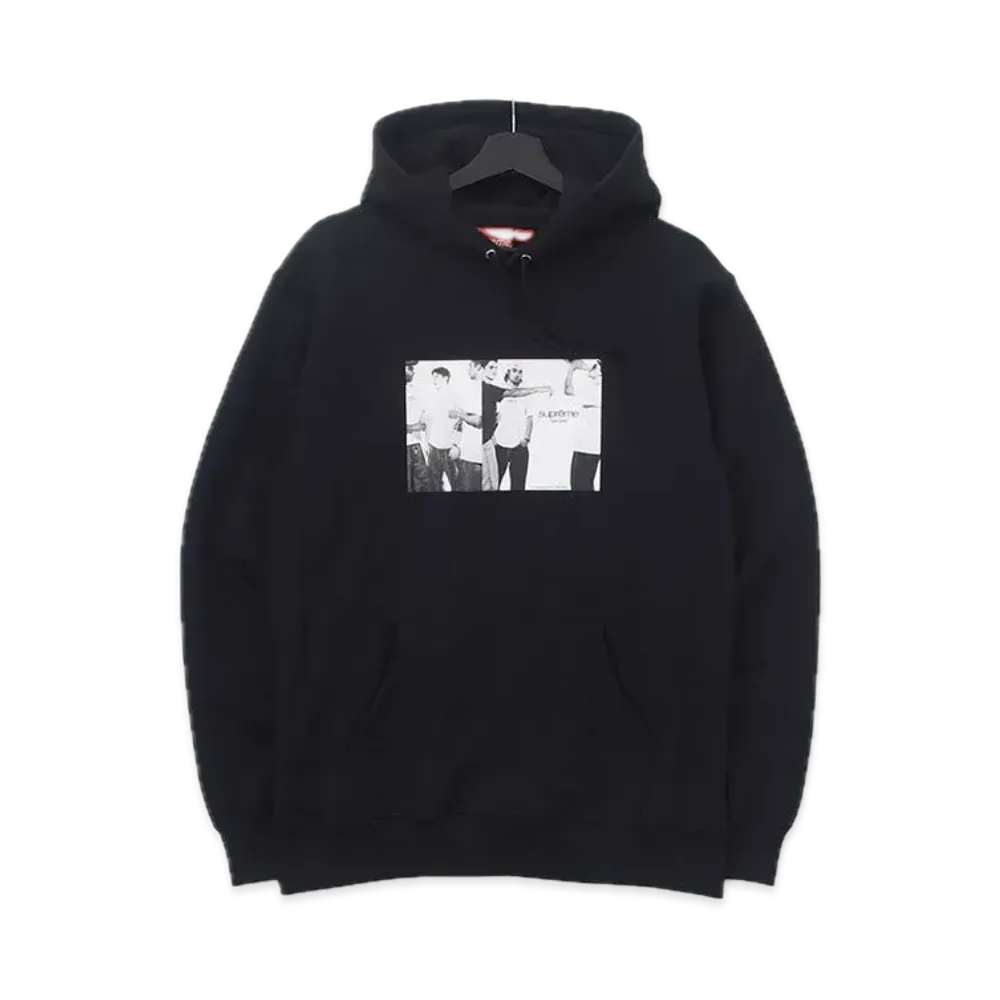 Supreme Classic Ad Hooded Sweatshirt "Black"