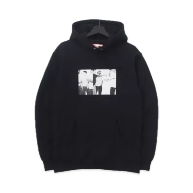 Supreme Classic Ad Hooded Sweatshirt "Black"