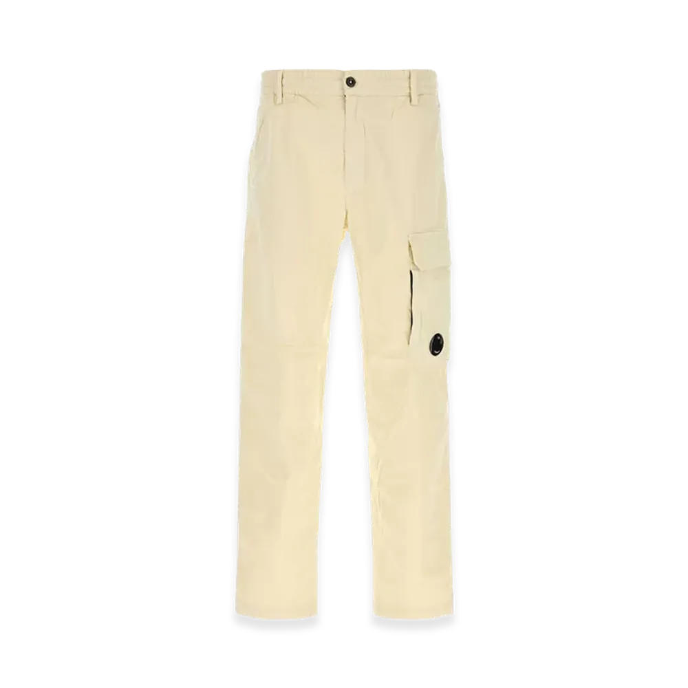 C.P. Company Stretch Cotton Cargo Pant "Cream/Yellow"