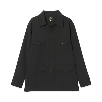 NEEDLES Utility Shirt - Cavalry Twill "Black"
