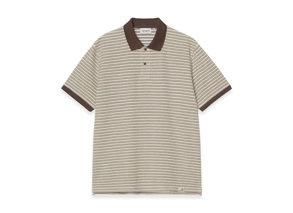 Carhartt WIP S/S Dion Polo "Dion Stripe/Wax"