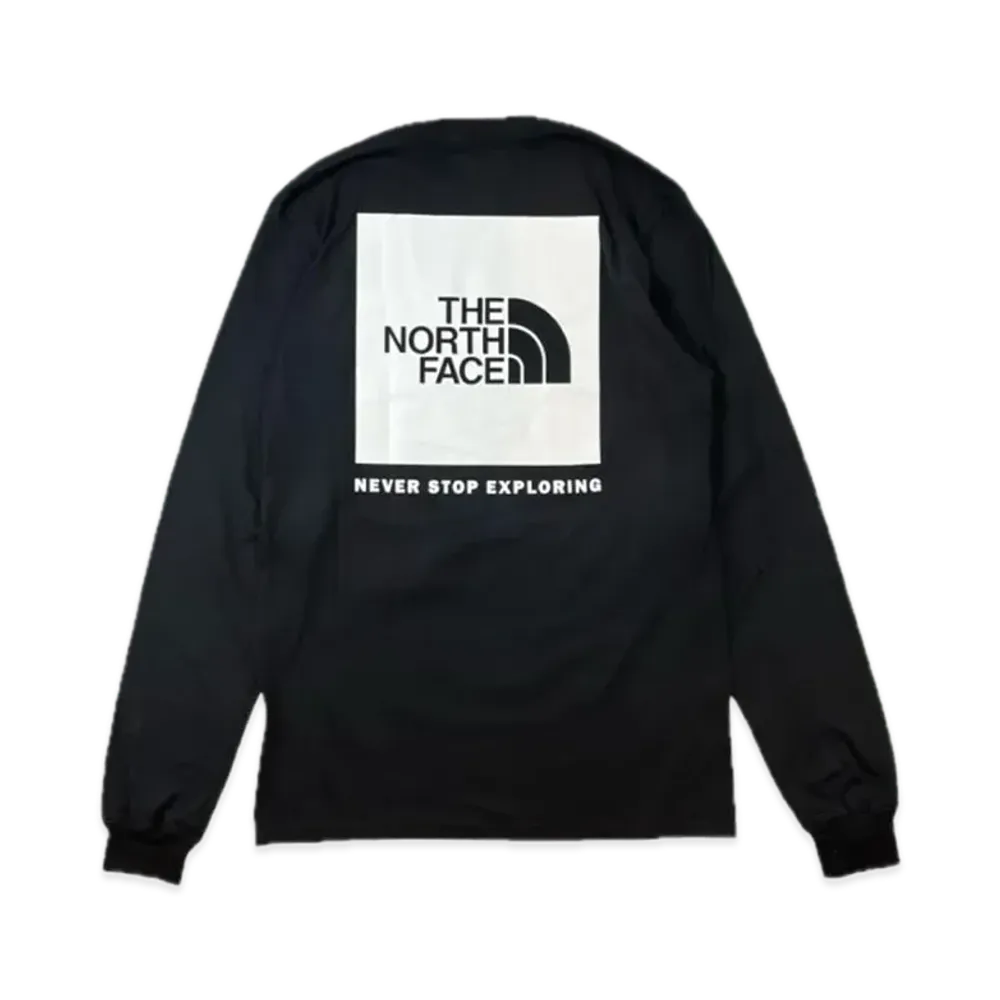 The North Face L/S Box NSE Tee "Black / White"