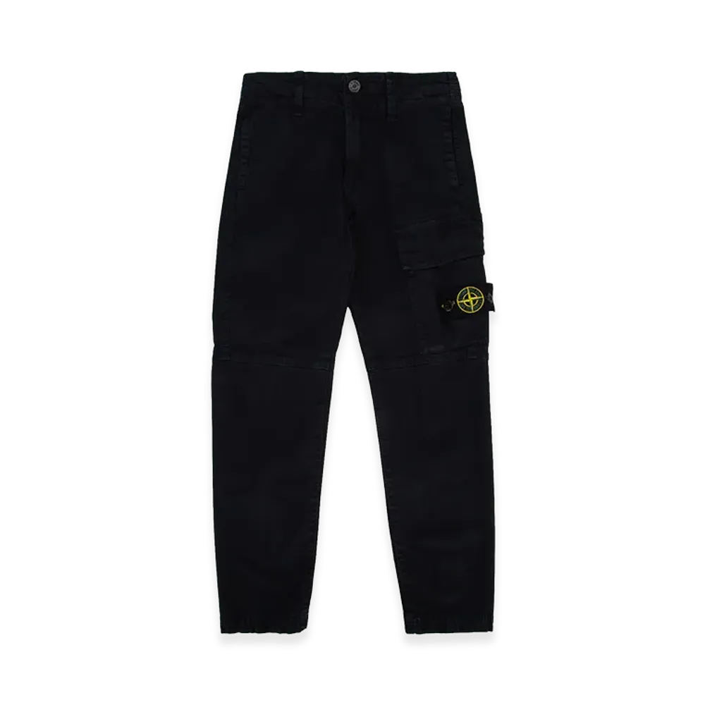 Stone Island Kids Pantalone Slim "Blue"