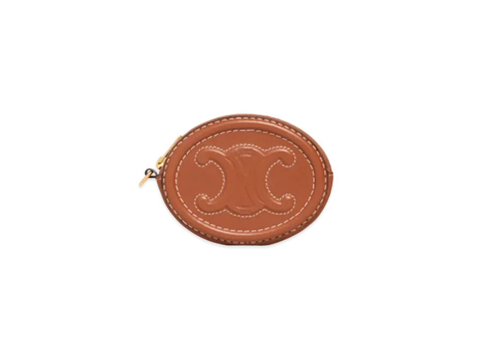 CELINE Coin Purse In Smooth Calfskin "Tan"