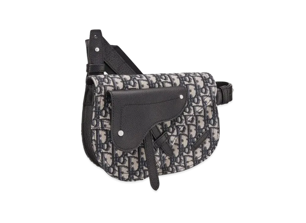 ディオール サドル ポーチ ディオール オブリーク ジャカード "ブラック" 1ADPO095YKY_H28E