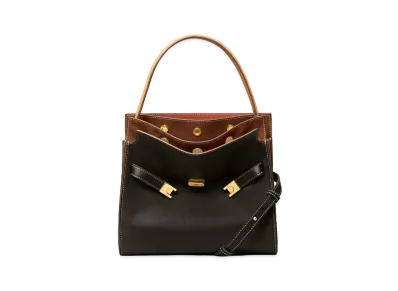 Tory Burch Lee Radziwill Small Double Bag "Black"