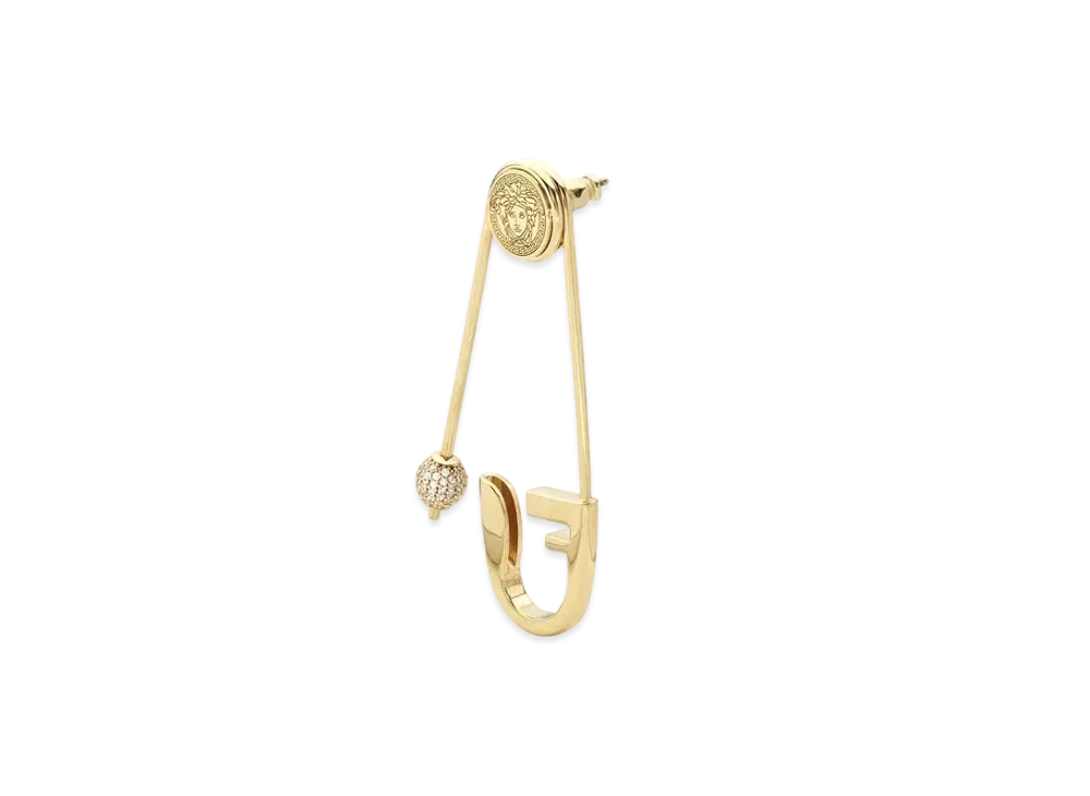FENDI x Versace Fendace Gold-Colored Earrings "Gold"