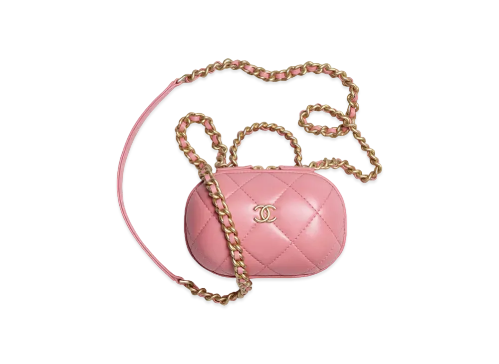 CHANEL Vanity Case Lambskin "Pink"