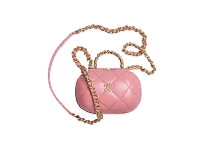 CHANEL Vanity Case Lambskin "Pink"