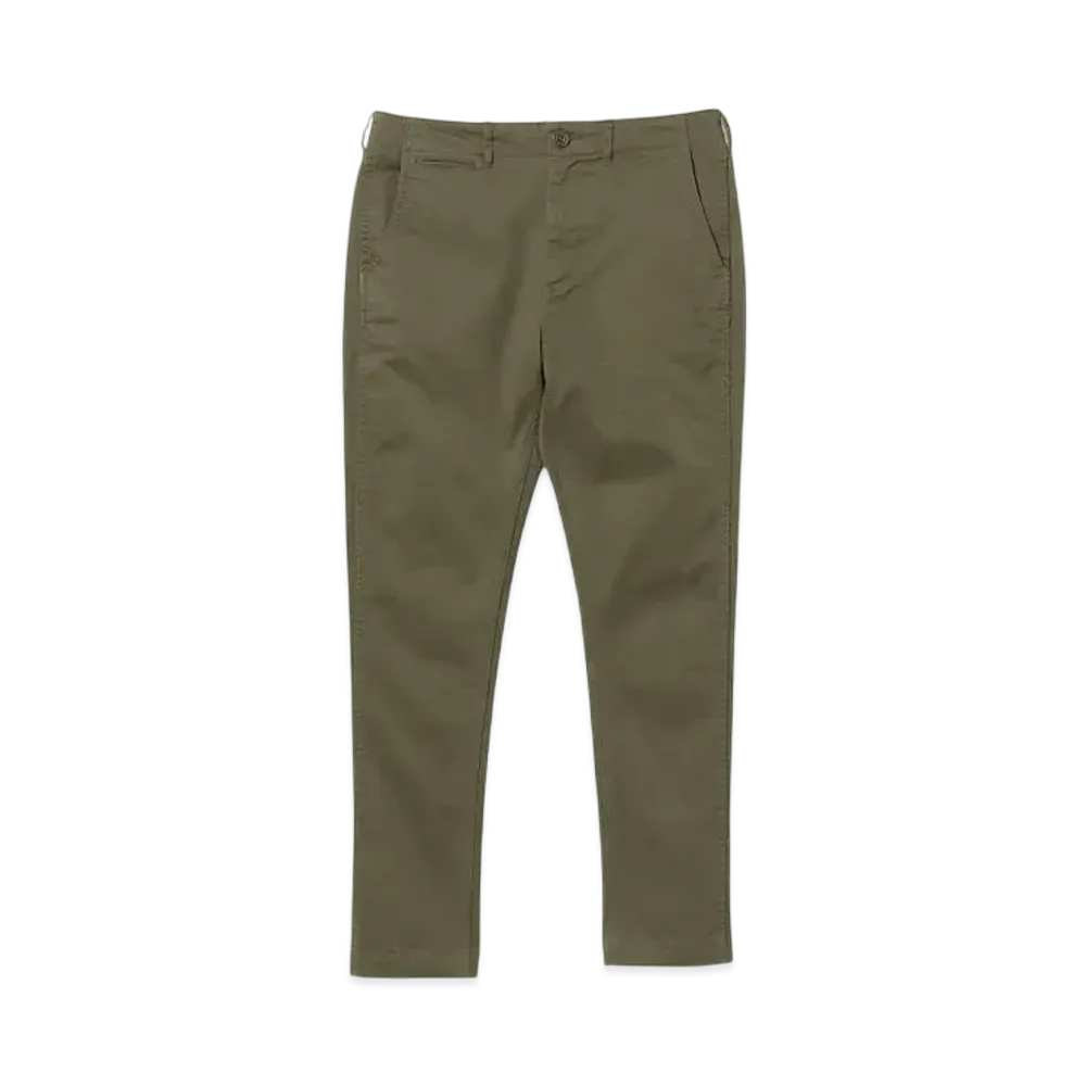 BEAMS Stretch Tapered Chino "Olive"