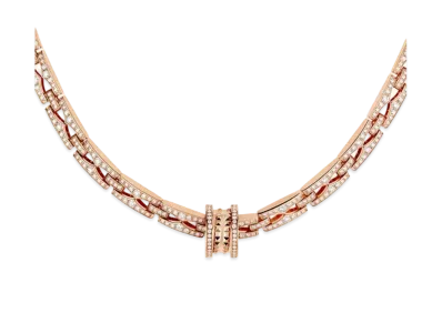BVLGARI B Zero 1 Rock Chain Necklace 18K "Pink Gold"