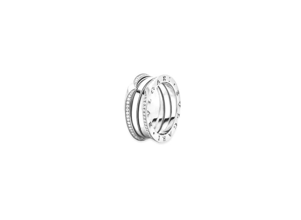 BVLGARI B.zero1 Ring "White Gold"