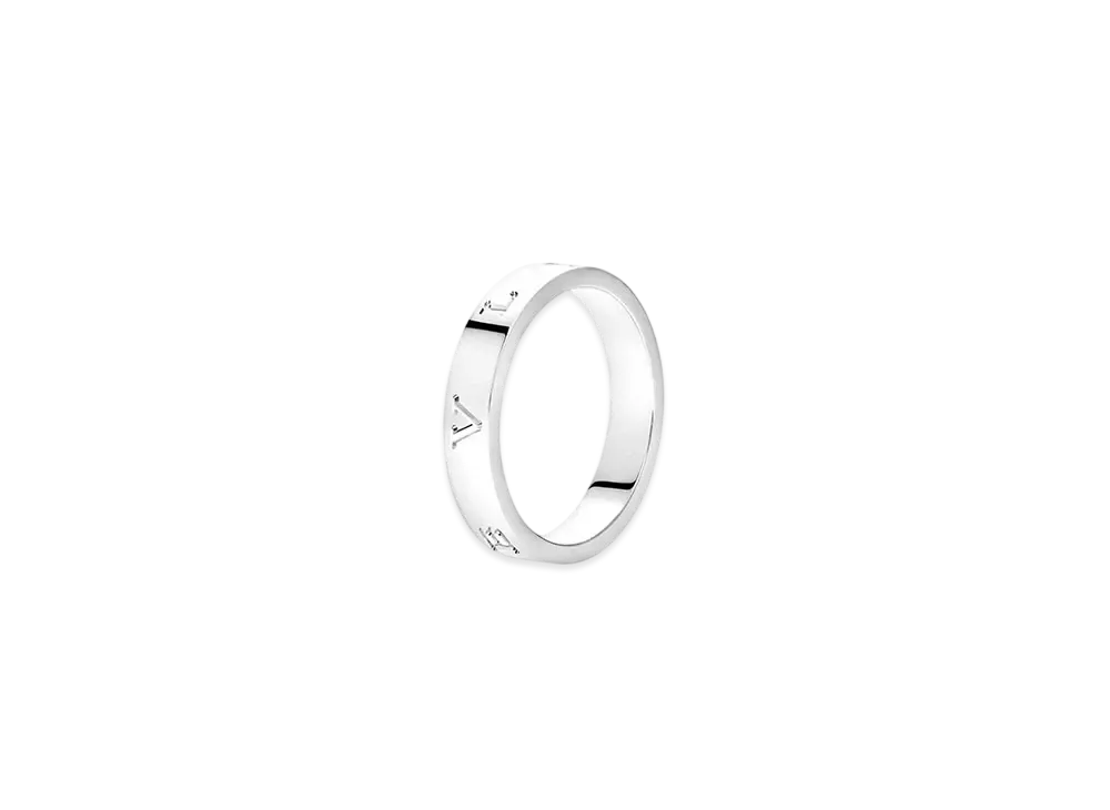 BVLGARI B.Zero1 Essential Band Ring 18K "White Gold"