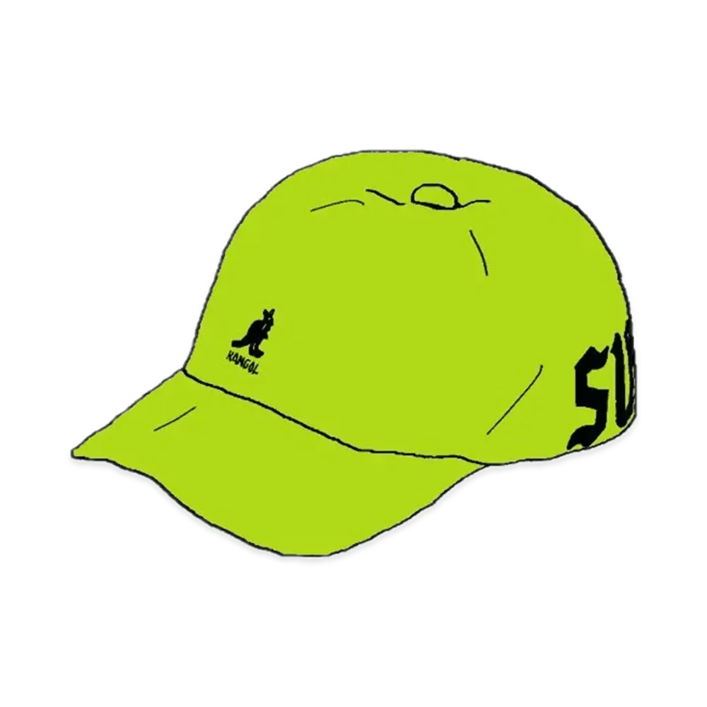 Supreme x Kangol Bermuda Spacecap "Neon Green"