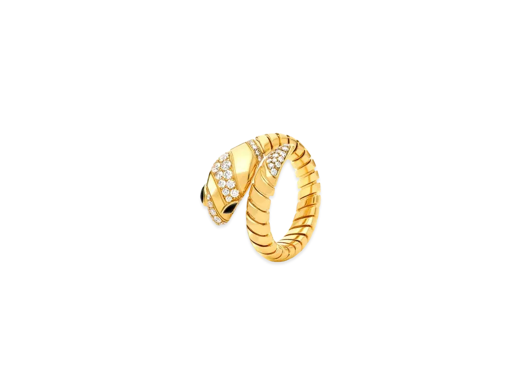 BVLGARI Serpenti Tubogas Ring "Yellow Gold"