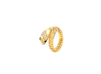 BVLGARI Serpenti Tubogas Ring "Yellow Gold"