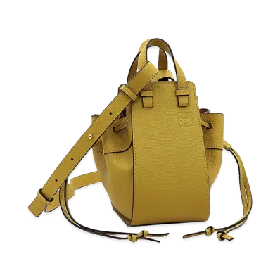 LOEWE Women's Handbag (with shoulder strap) Hammock Drawstring Mini Bag "Ochre"