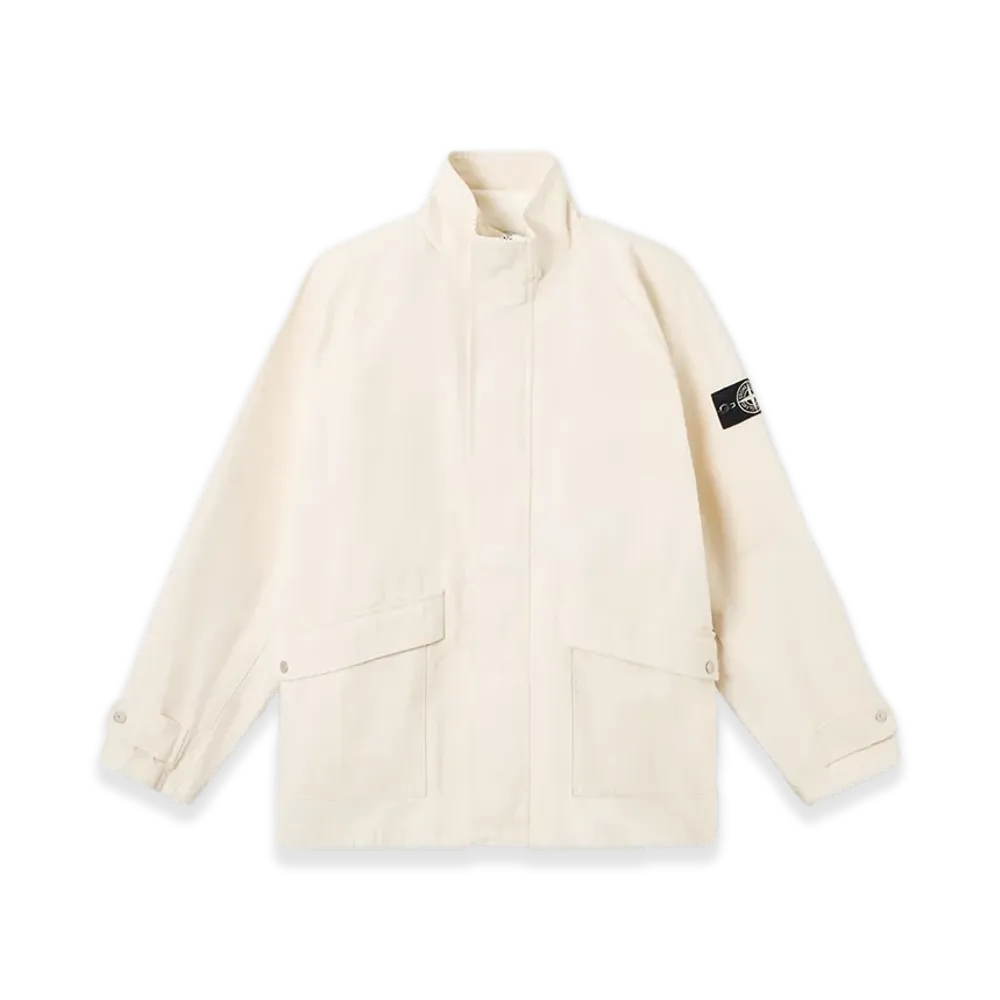 Stone Island Raw Beauty 4100002 Natural Cotton Gabardine "Ivory"