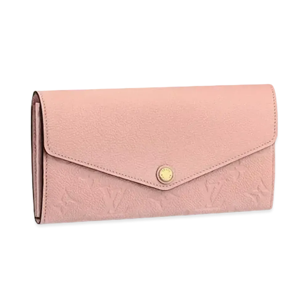 Louis Vuitton Sarah Wallet Monogram Empreinte "Rose Poodle"