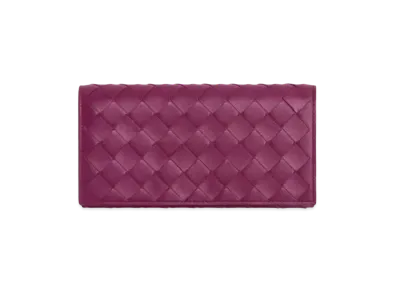 Bottega Veneta Flap Wallet "Cinnabar"